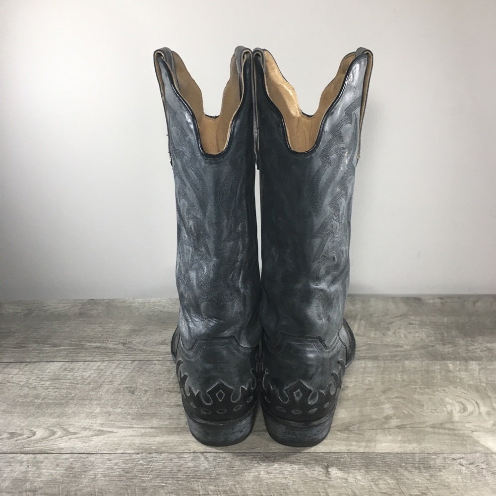 Mens MoonShine Brad Paisley Spirit Cowboy Western Distressed Leather Boots 9.5 - Picture 7 of 12